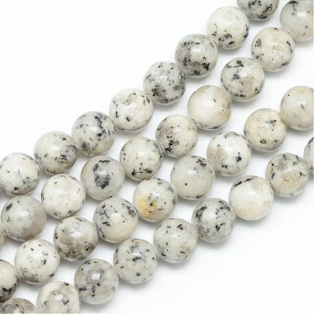 Natürliche Jaspio-Perlen 8-9 mm, 1 Strang AK1139