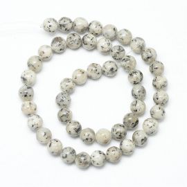 Dabiskās Jaspio krelles 8-9 mm., 1 pavediens