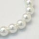 Glass beads pearls 3-4 mm., 1 strand KK0220