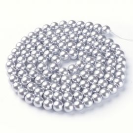 Glass beads pearls 8 mm., 1 strand
