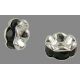 Starplikas ar rhinestones 6 mm., 10 gab. II0343