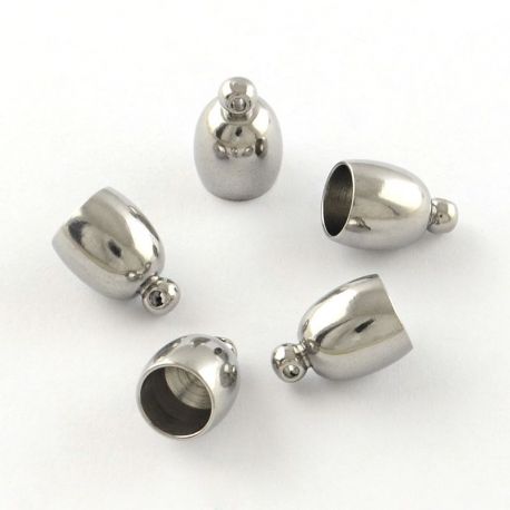 Roostevabast terasest 304 komplekteeritud osa 9x5,5 mm., 2 tk. MD1736