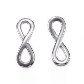 Roostevabast terasest 304 pistikud "Infinity" 17x6x2 mm., 1 tk. MD1740