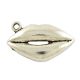 Pendant "Lips" 24x13x3 mm., 2 pcs. MD1735