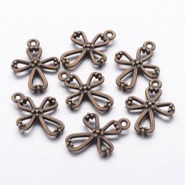 Pendant "Cross" 23x17 mm., 2 pcs.