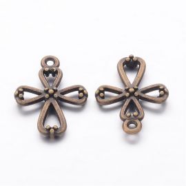 Anhänger „Kreuz“ 23x17 mm, 2 Stk.