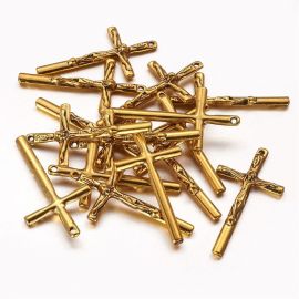 Pendant "Cross" 36x19 mm., 1 pcs.