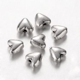 Spacer "Heart" 6 mm., 1 pcs.