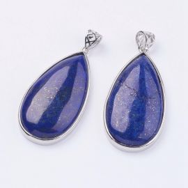 Dabiskais Lapis Lazuli kulons 50x26x9 mm, 1 gab. PK0042