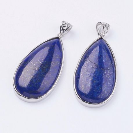 Dabiskais Lapis Lazuli kulons 50x26x9 mm, 1 gab. PK0042