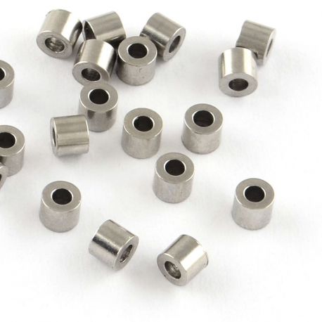 Stainless steel 304 spacer 2.5x3 mm., 10 pcs. II0378