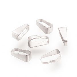 Nerūsējošā tērauda 304 kulonu turētājs 7x2,5x3,5 mm., 6 gab. MD1810