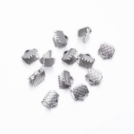Roostevabast terasest 304 ribaklamber 6x6,5x4,5 mm., 10 tk.
