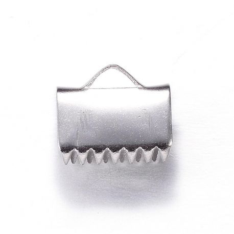 Nerūsējošā tērauda 304 sloksnes skava 11x10x6 mm., 6 gab. MD1800