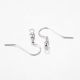 Metal earrings hooks 18x18 mm., 5 pairs. MD1789