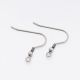 Stainless steel 304 earrings hooks 22x27 mm., 5 pairs MD1784