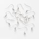 Stainless steel 304 earrings hooks 18x21 mm., 5 pairs MD1783