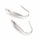 Stainless steel 316 earring hooks 20x4 mm., 2 pairs. MD1787