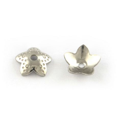 Edelstahl 304 Kappe 7x7x2 mm, 6 Stck. MD1825