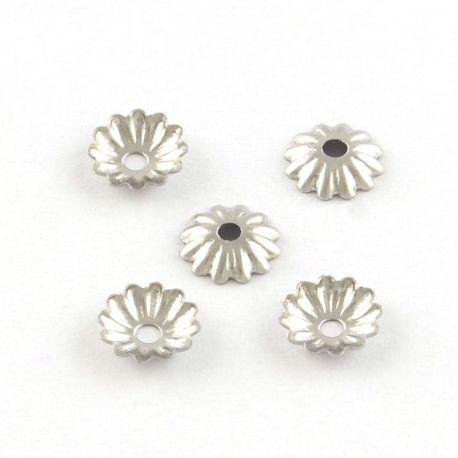 Nerūsējošā tērauda 304 vāciņš 6x1 mm., 6 gab. MD1828