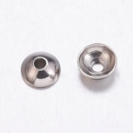 Stainless steel 304 cap 5 mm., 10 pcs.
