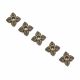 Krelles cepures 6x6x2 mm., 10 gab. MD1838