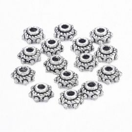 Pērļu cepures 5x2 mm., 10 gab.