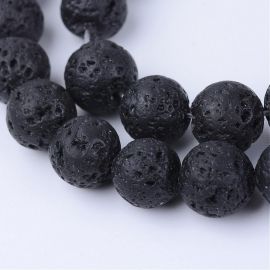 Looduslikud laav helmed 6-6,5 mm., 1 haru KK0224