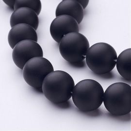 Agate beads 12 mm., 1 strand 