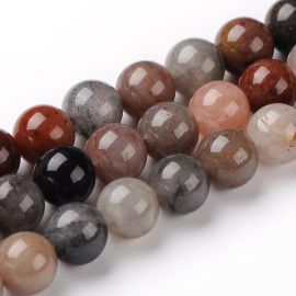 Natural quartz beads 10 mm., 1 strand AK1235