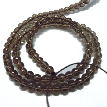 Nachahmung von Rauchquarz 8 mm., Strang1 AK1239
