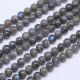 Dabiskas labradorīta krelles 7,5-8 mm., 1 dzīsla AK1229