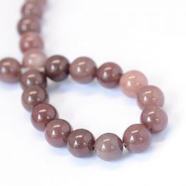 Natürliche Perlen aus rotem Avutrin 10 mm, 1 Strang