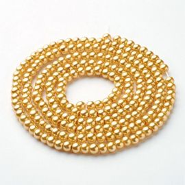 Klaashelmestest pärlid 4 mm, 1 haru