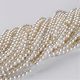 Glass beads pearls 4 mm, 1 strand KK0233