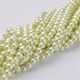 Glass beads pearls 6 mm, 1 strand KK0235