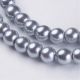 Glass beads pearls 6 mm, 1 strand KK0237
