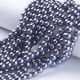 Klaashelmestest pärlid 8 mm, 1 haru KK0244