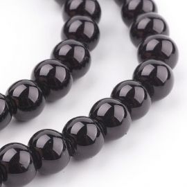 Glass beads pearls 8 mm, 1 strand KK0245