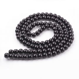 Glass beads pearls 8 mm, 1 strand