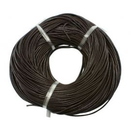 Natural leather cord 1.00 mm, 1 m.