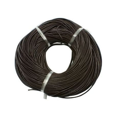 Dabīgās ādas aukla 1,00 mm, 1 m. VV0620