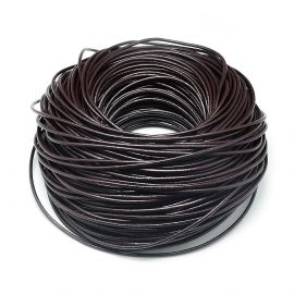 Natural leather cord 4 mm, 1 m.