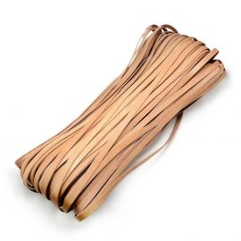 Genuine leather strap 3x2 mm, 1 m. VV0612