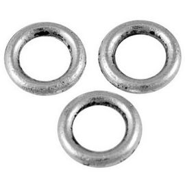 Decorative closed jump rings 8 mm., set of 4 MD1866