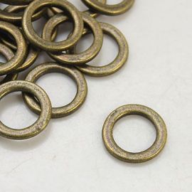 Decorative closed ring 12x12 mm., 5 pcs.
