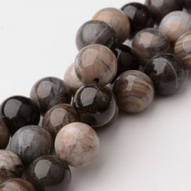 Natural quartz beads 8 mm., 1 strand AK1336