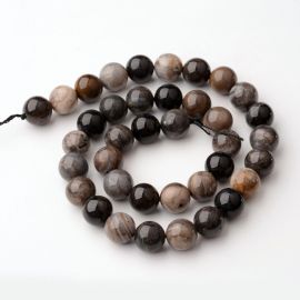 Dabīgas kvarca pērles 8 mm., 1 dzīsla