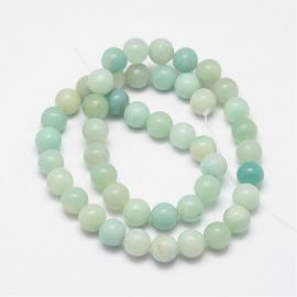 Natural Amazonite beads 10 mm., 1 strand AK1258