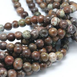 Natural African opal beads 8 mm., 1 strand AK1311